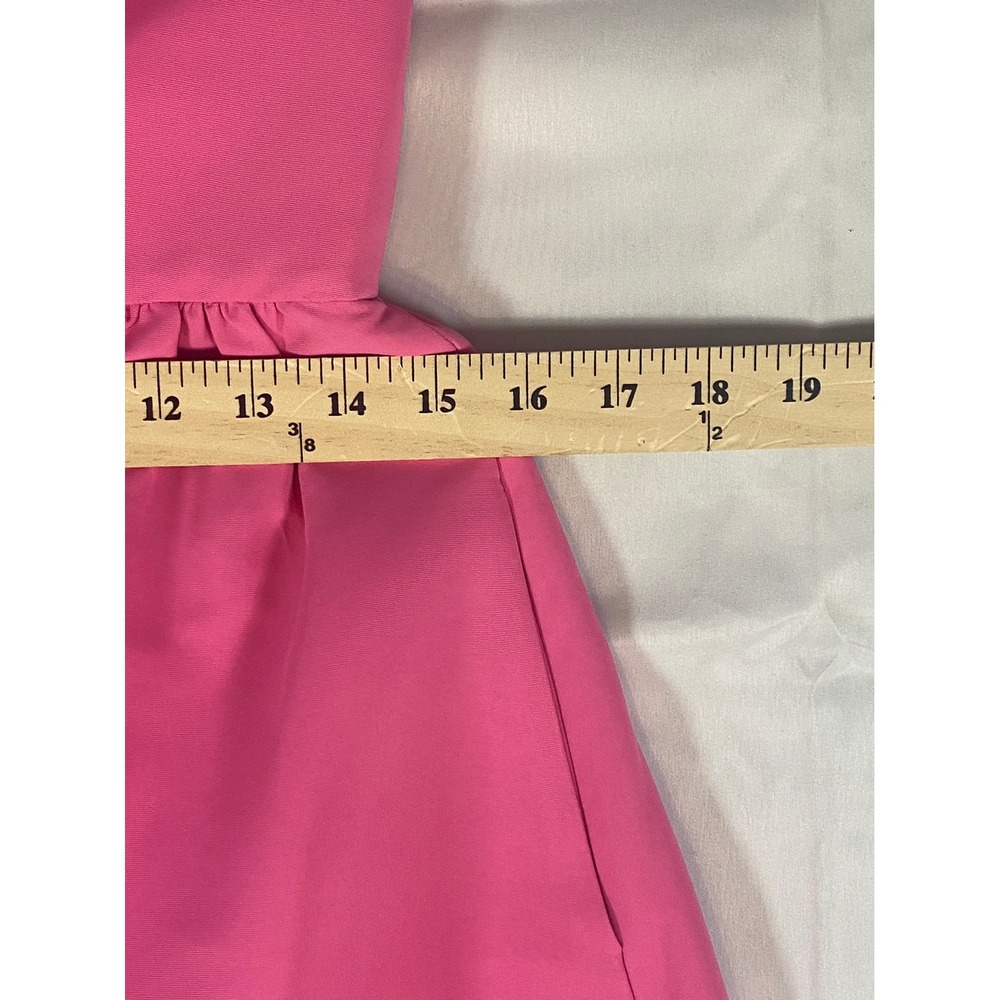 Sachin & Babi Isabeau Strapless Bow Front Ballgown Dress 6 NEW Shocking Pink - Picture 12 of 16